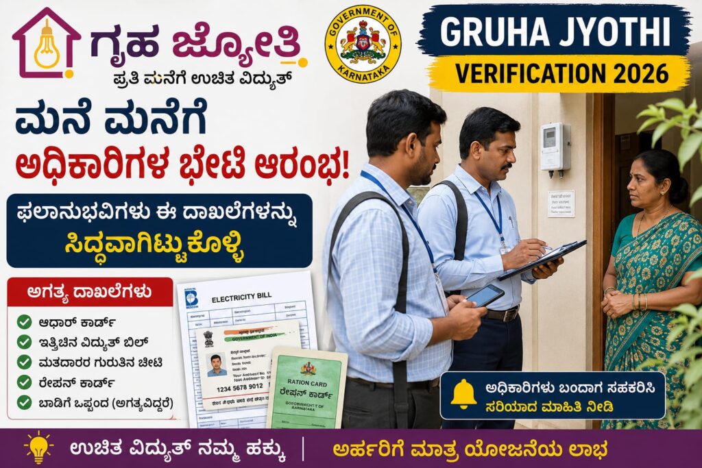 Gruha Jyothi Verification 2026:
